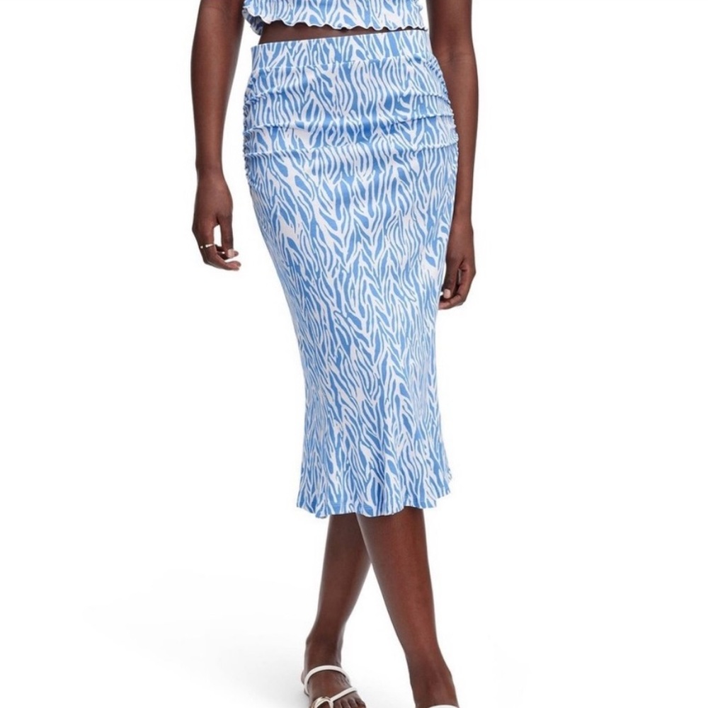 Dvf x Target zebra print skirt